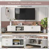 White TV Stand 75”
